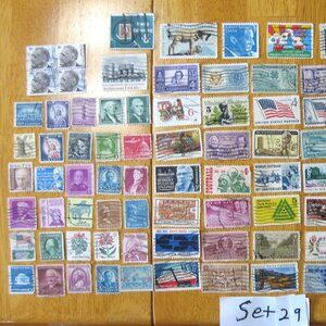 COPY - Lot Of 100 Assorted U.S. Stamps mostly from 1950 through 1981